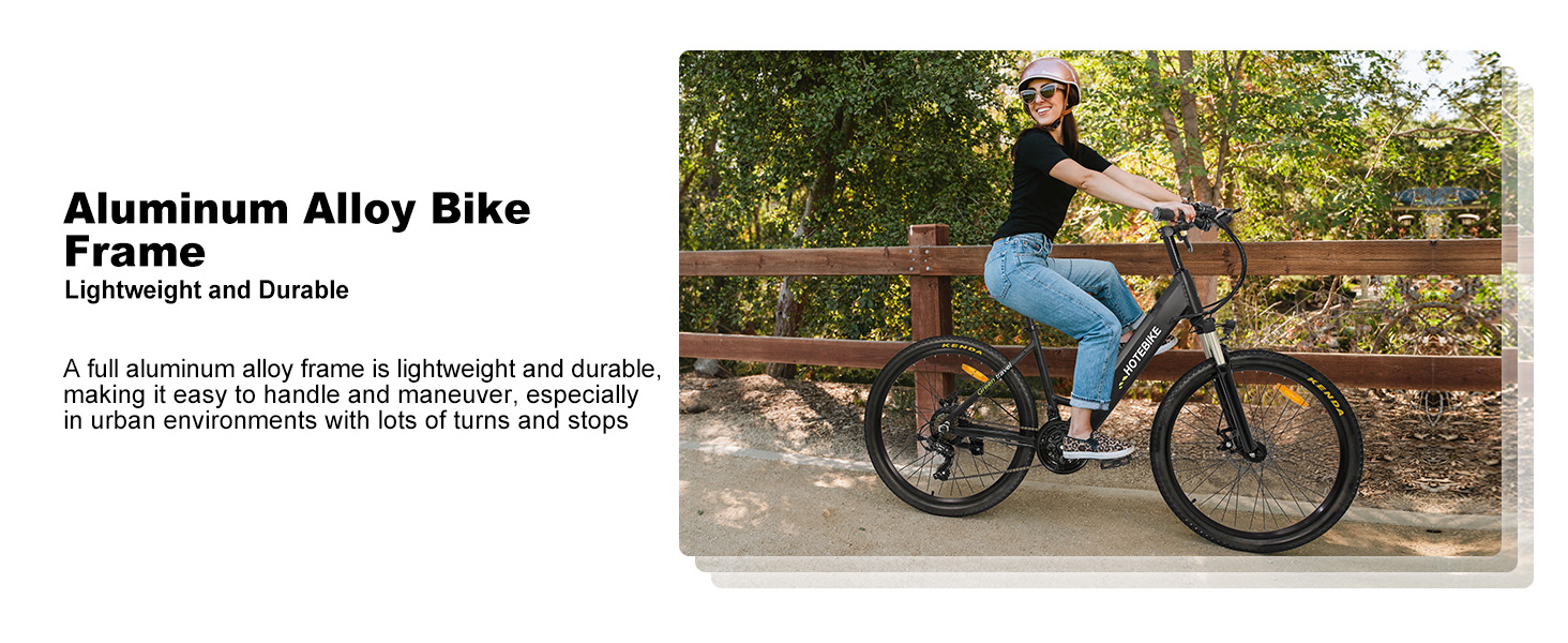 HOTEBIKE 36V 350W 26 Elektrische Stadsfiets – Verborgen accu, Shimano-versnellingen, actieradius van 80 km 10 HOTEBIKE 36V 350W 26 Elektrische Stadsfiets – Verborgen accu, Shimano-versnellingen, actieradius van 80 km - Stads elektrische fiets - 10
