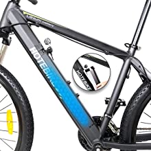 HOTEBIKE A6AH27.5 Elektrische Mountainbike – 27.5 36V 350W met verwijderbare batterij – Zweetvrij woon-werkverkeer & trailrijden - Elektrische Fiets Canada - 5