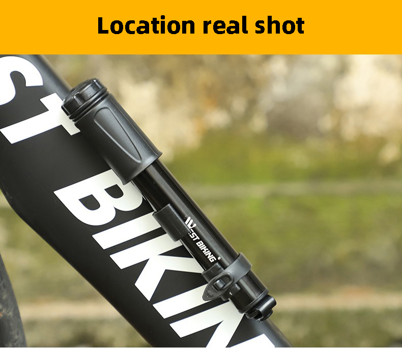HOTEBIKE Mini Draagbare Hogedruk Fietspomp – 100 PSI, Aluminium Cilinder, Universele Ventiel, Ingebouwde Slang 11 HOTEBIKE Mini Draagbare Hogedruk Fietspomp – 100 PSI, Aluminium Cilinder, Universele Ventiel, Ingebouwde Slang - HOTEBIKE - 11