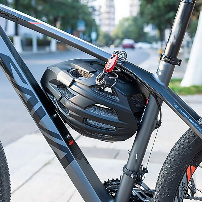 Mini Anti-Theft Bike Cable Lock – Portable 3-Digit Resettable Combination Lock for Helmet, Luggage, and Bicycle Security 7 Mini Anti-Theft Bike Cable Lock – Portable 3-Digit Resettable Combination Lock for Helmet, Luggage, and Bicycle Security - Bike Lock - 7