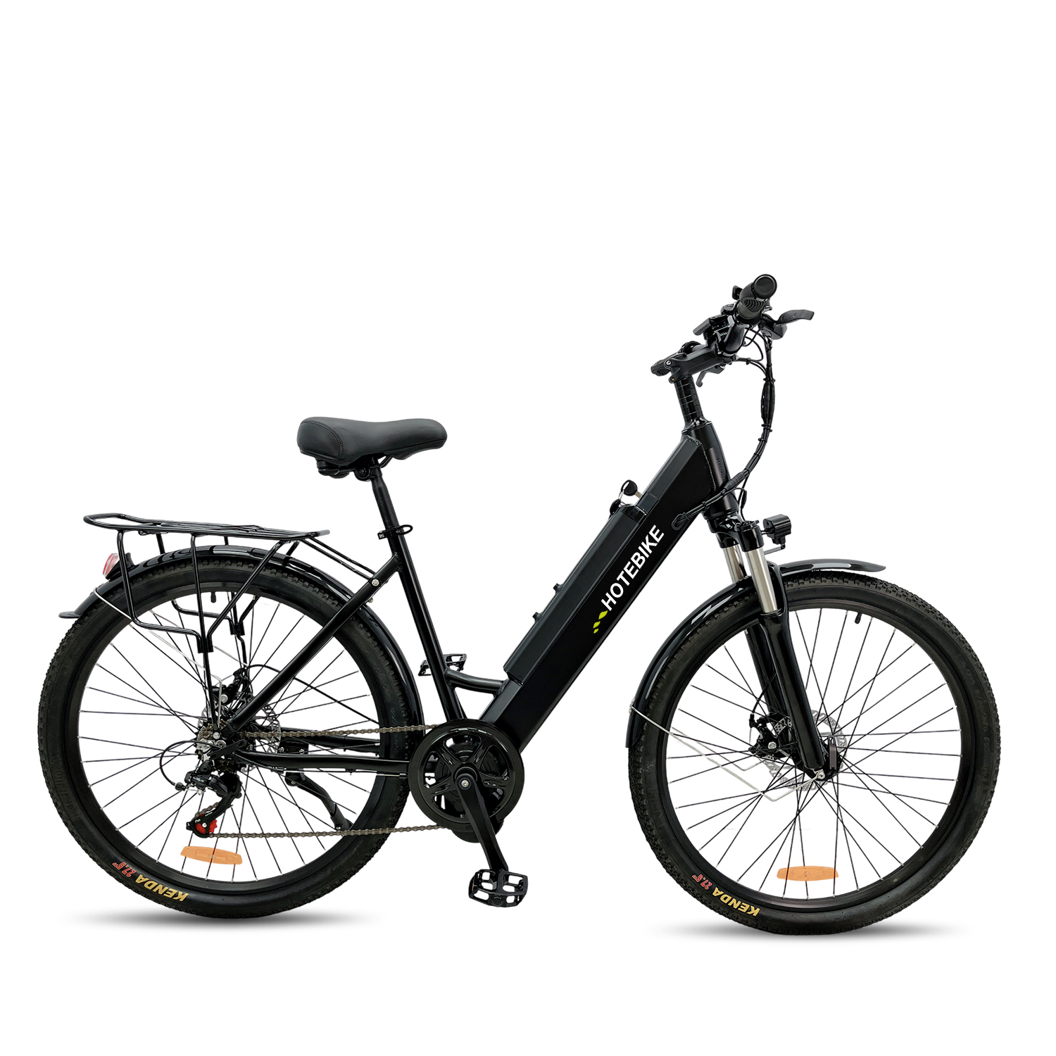 HOTEBIKE Mid-Drive Electric Bike – 36V/48V Hidden Battery, 25-30 km/h, Premium Torque & Stability